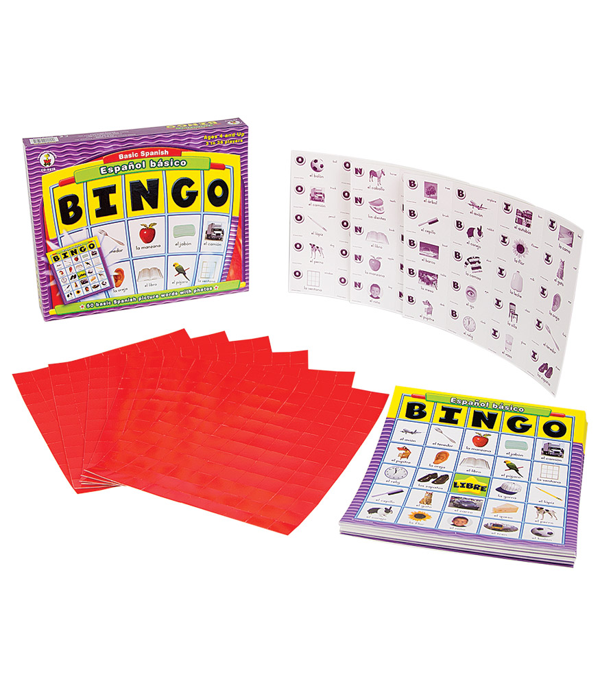 Bingo Carson-Dellosa Espanol Basico Basic Spanish